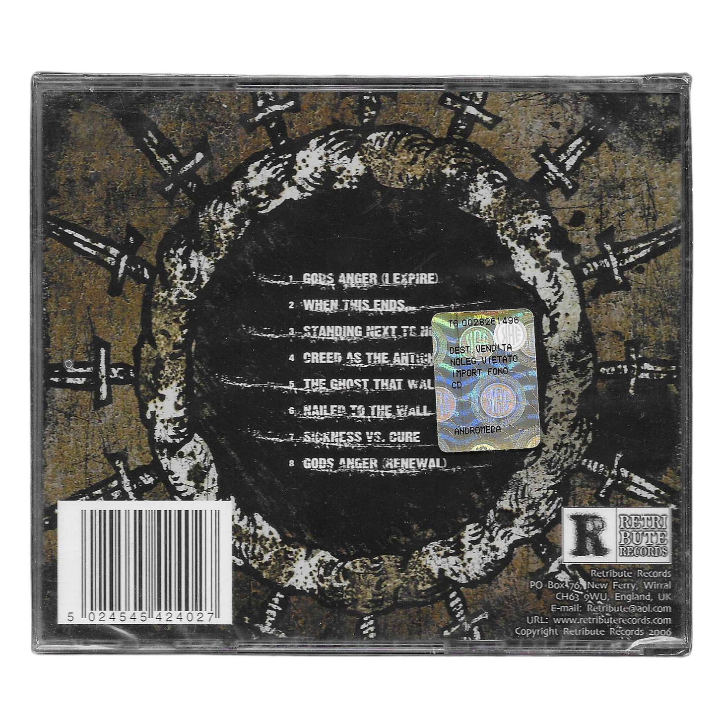 Zillah – Substitute For A Catastrophe | CD Death Metal RET030 | NUOVO - TR0263