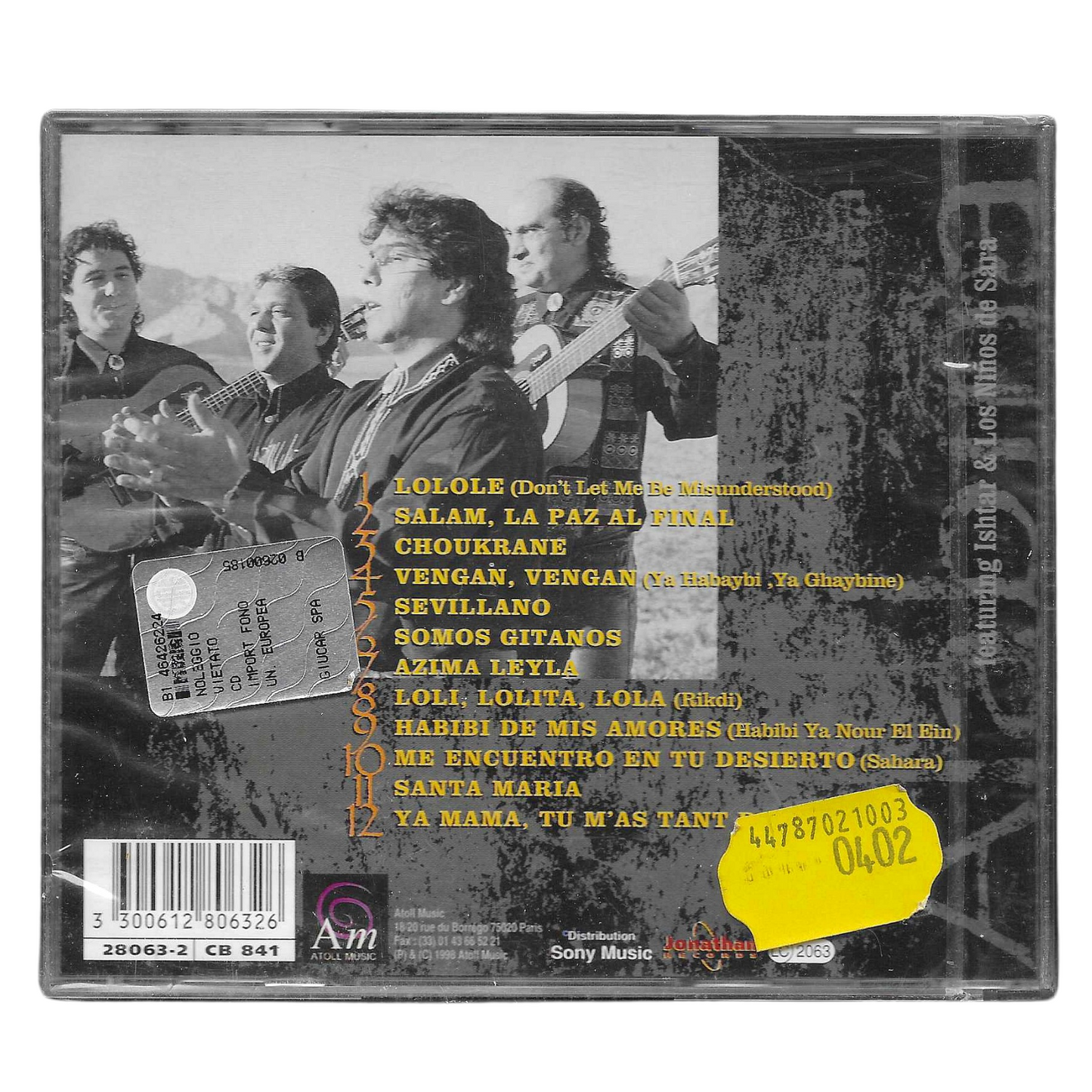 Alabina – Sahara | CD Pop Chanson France | NUOVO - TR0271