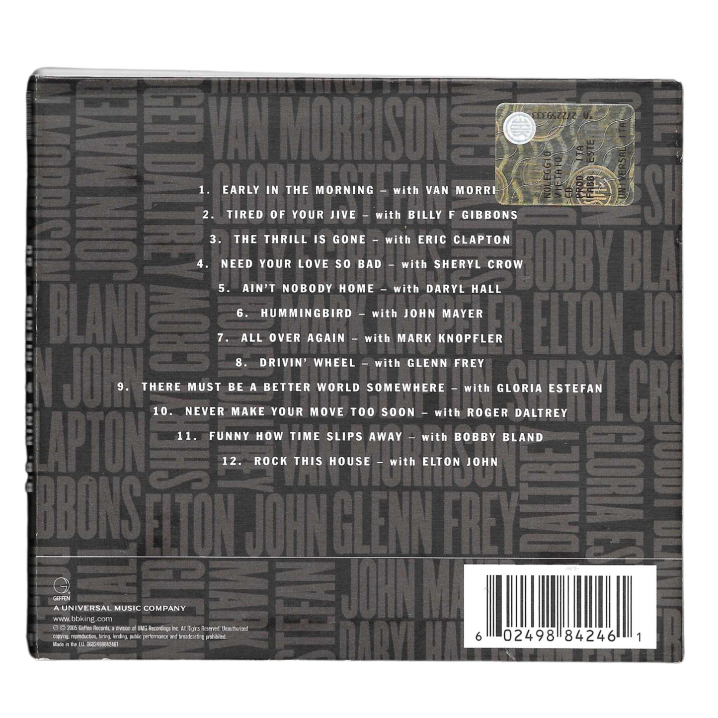 B.B. King & Friends – 80 | CD Album 2005 Digipak | OTTIME CONDIZIONI-TR0234