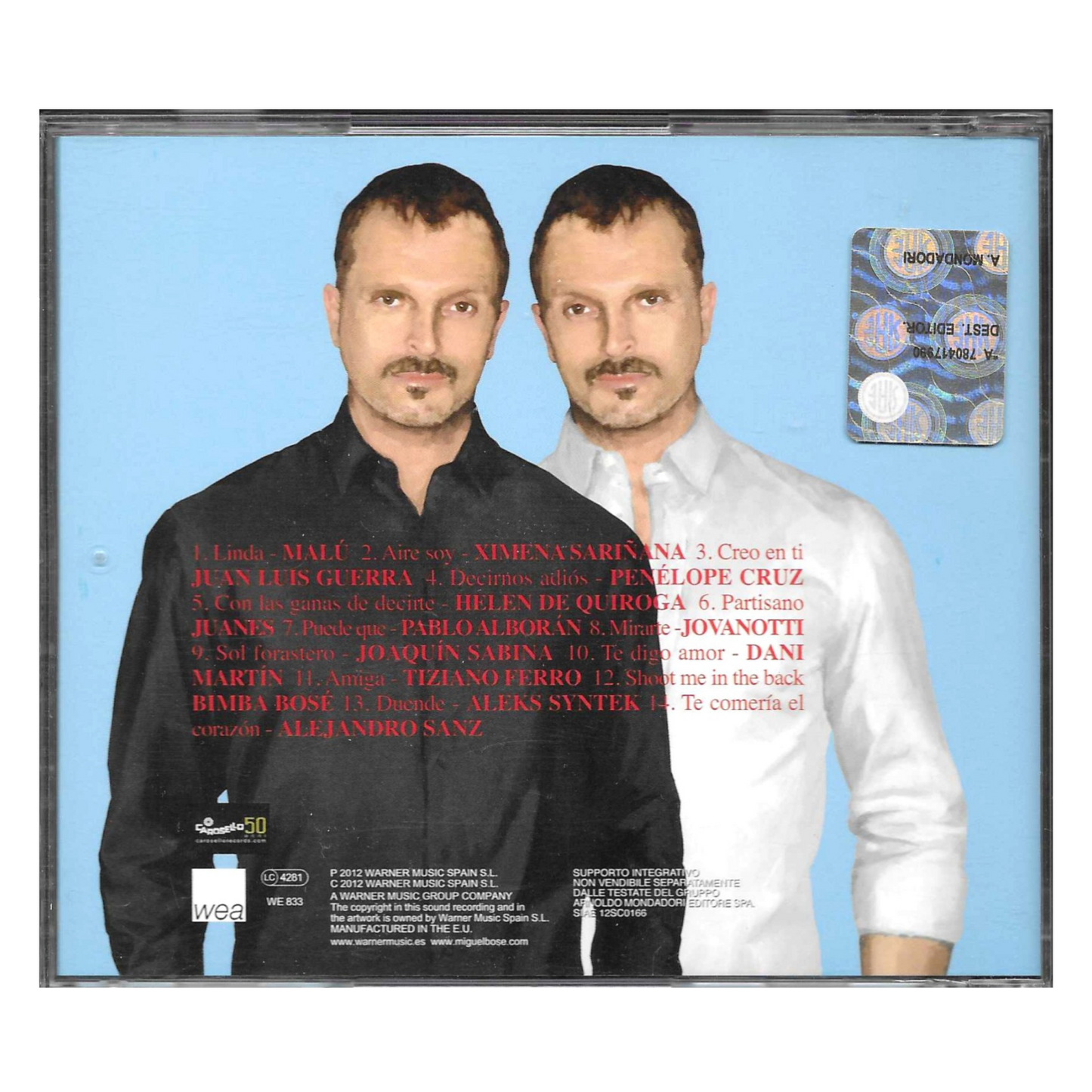 Bosé – Papitwo | CD EDITORIALE 2012 | Ottime Condizioni - TR0226