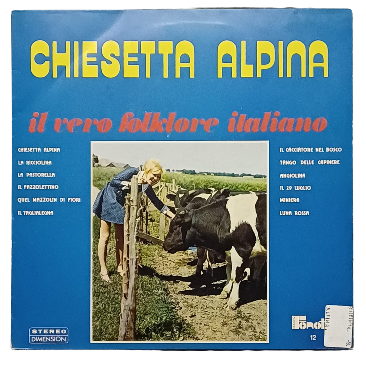 Monica, Rino E Coro – Chiesetta Alpina | Vinile LP – Fonotil | (VG+) TRV0139