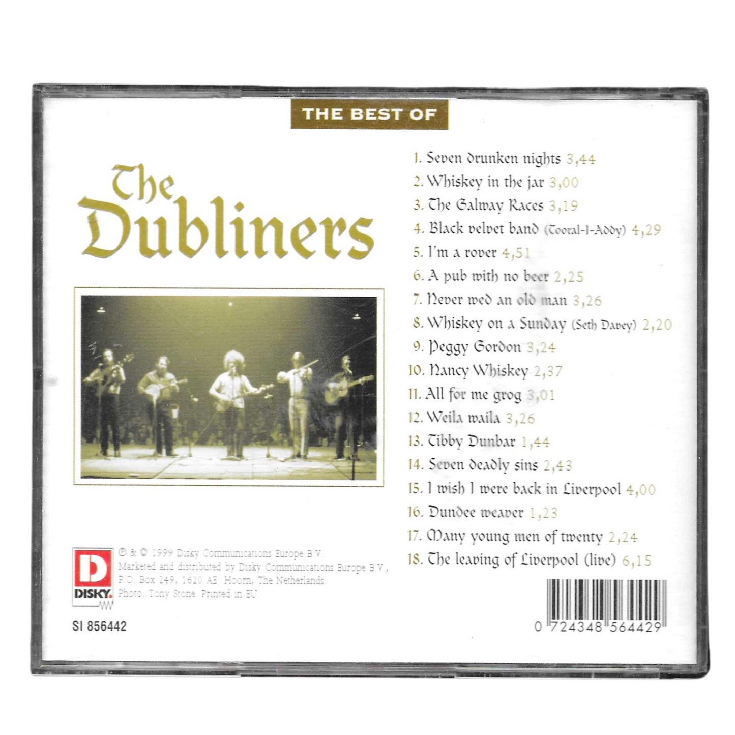 The Dubliners – The Best Of | CD Compilation Folk Irlanda - OTTIME CONDIZIONI - TR0239