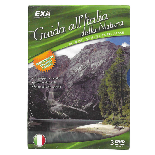 GUIDA ALL’ITALIA DELLA NATURA - COFANETTO 3 DVD - NUOVO - TRD0150