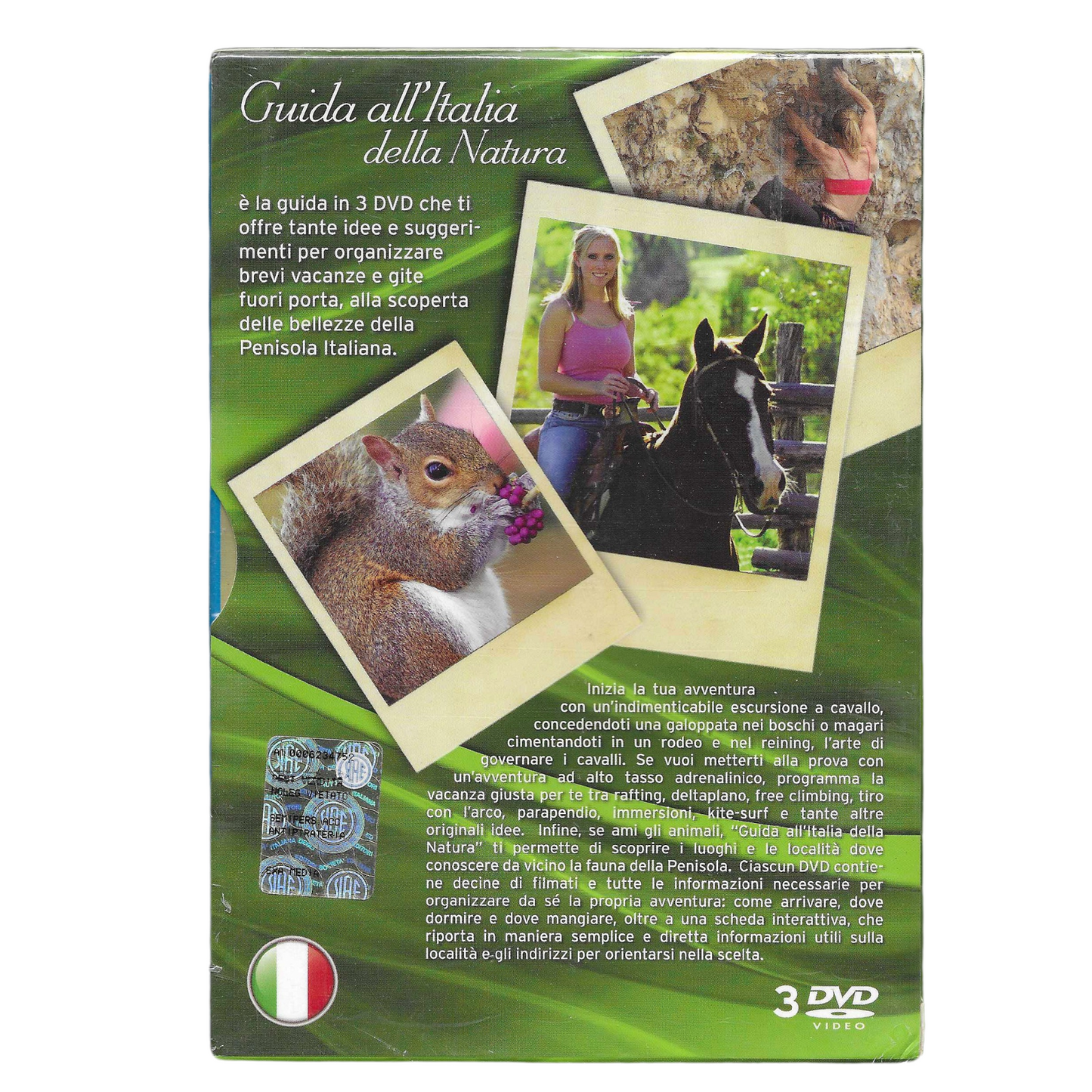 GUIDA ALL’ITALIA DELLA NATURA - COFANETTO 3 DVD - NUOVO - TRD0150