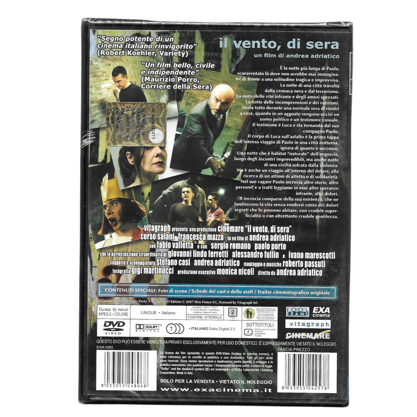 DVD Il Vento di Sera - NUOVO - TRD0148