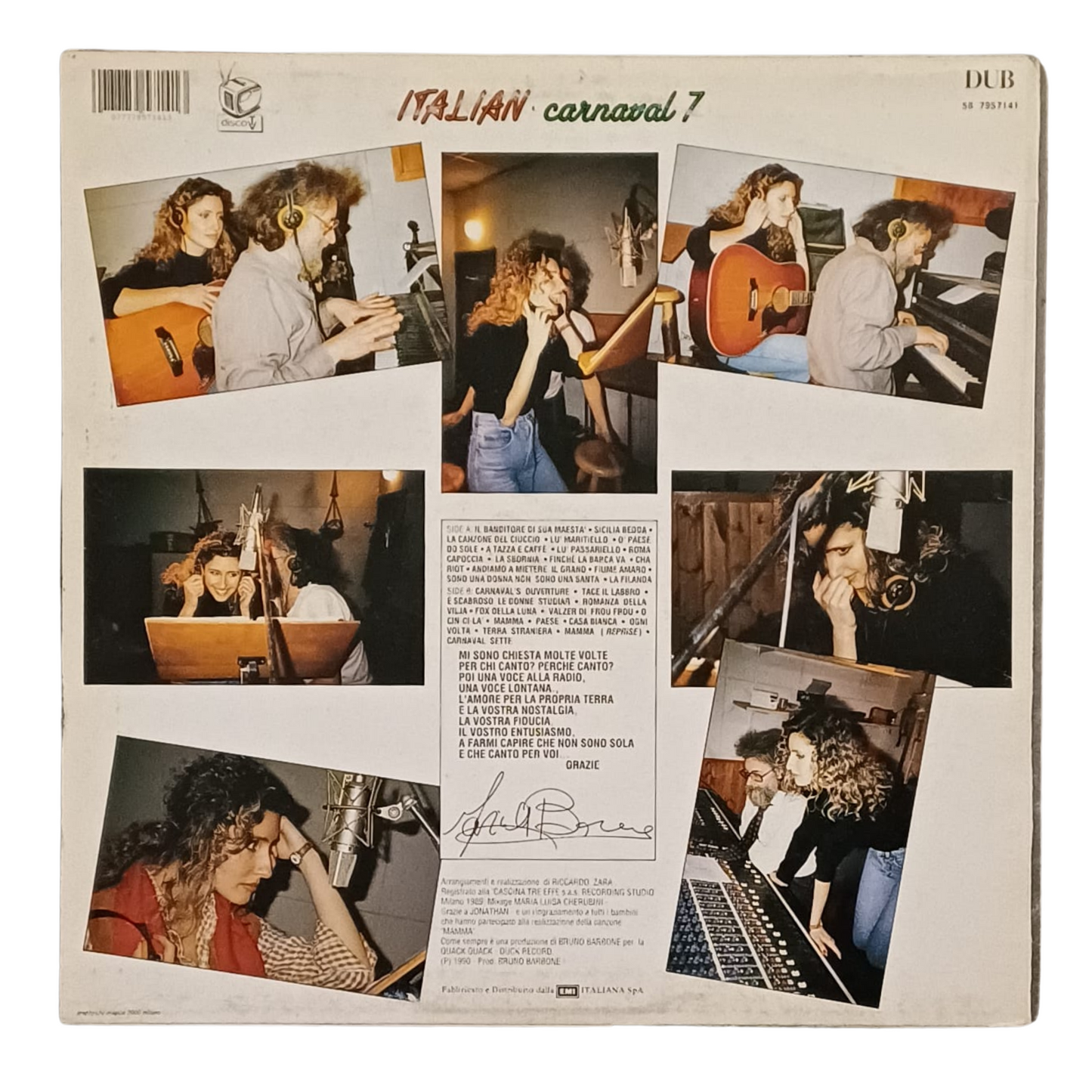 Tukano – Italian Carnaval 7 | Vinile 12" | BUONE CONDIZIONI (VG) - TR0016