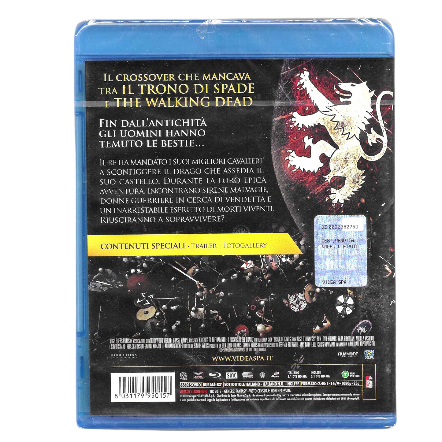 BLU-RAY KNIGHTS OF THE DAMNED - IL RISVEGLIO DEL DRAGO | NUOVO - TRD0185