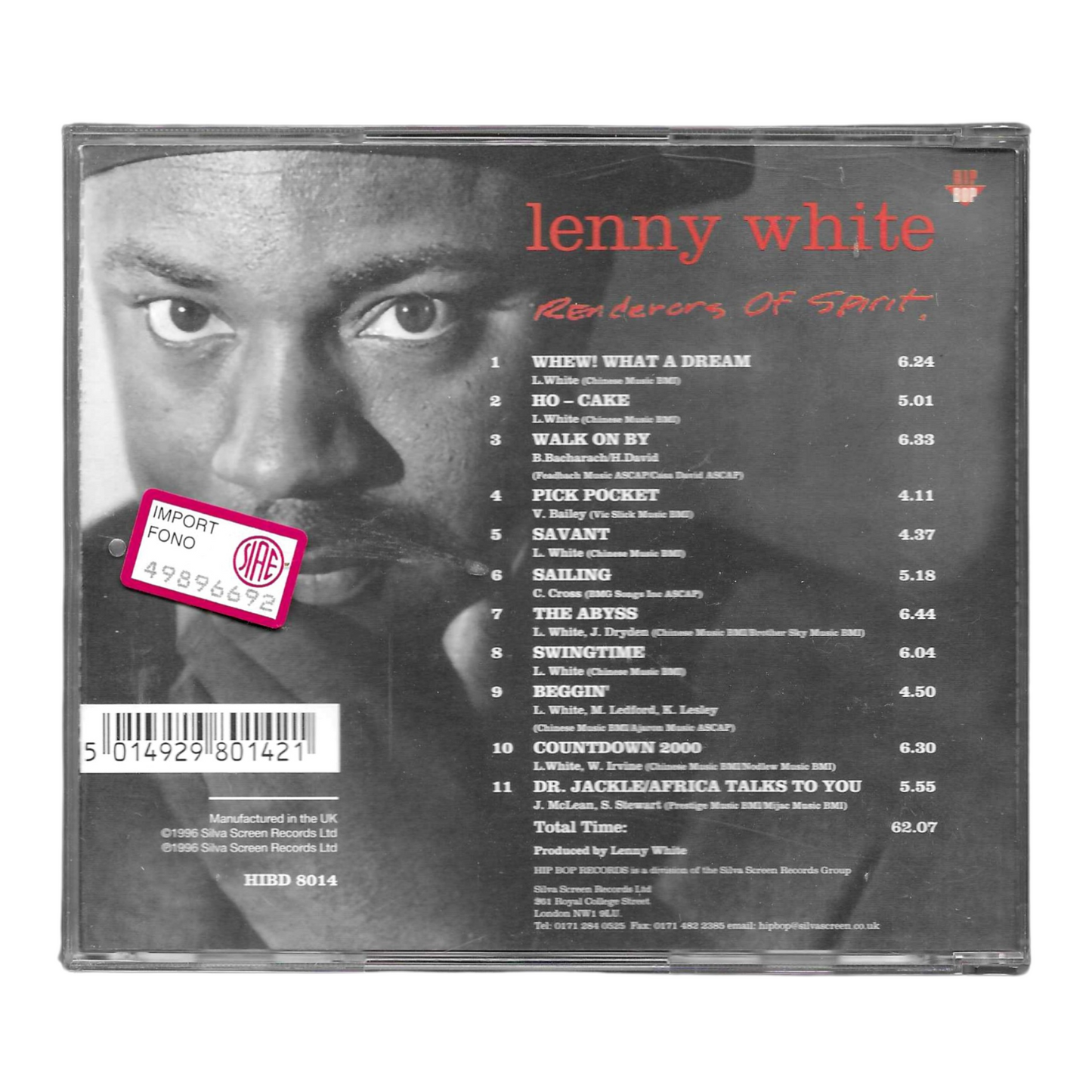 Lenny White - Renderers of Spirit - CD Album 1996 - Ottime Condizioni - TR0093