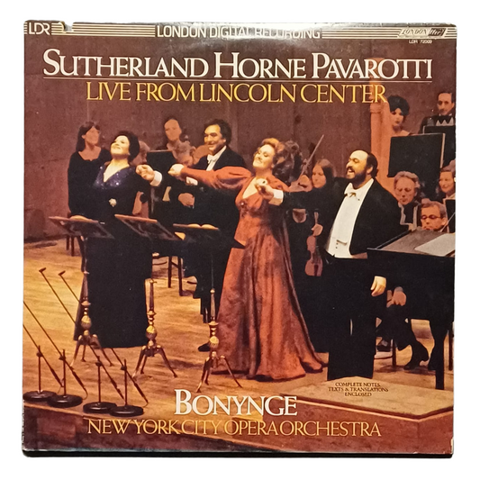 Bonynge,Sutherland,Horne,Pavarotti–Live From Lincoln Center| VG+ |TRV0038