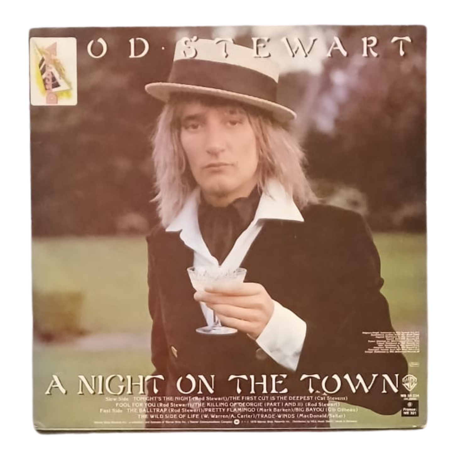 Rod Stewart – A Night on the Town (Vinile LP, 33 Giri) | Rock, Soft Rock, Rarità Warner Bros.- OTTIME CONDIZIONI - TRV0013