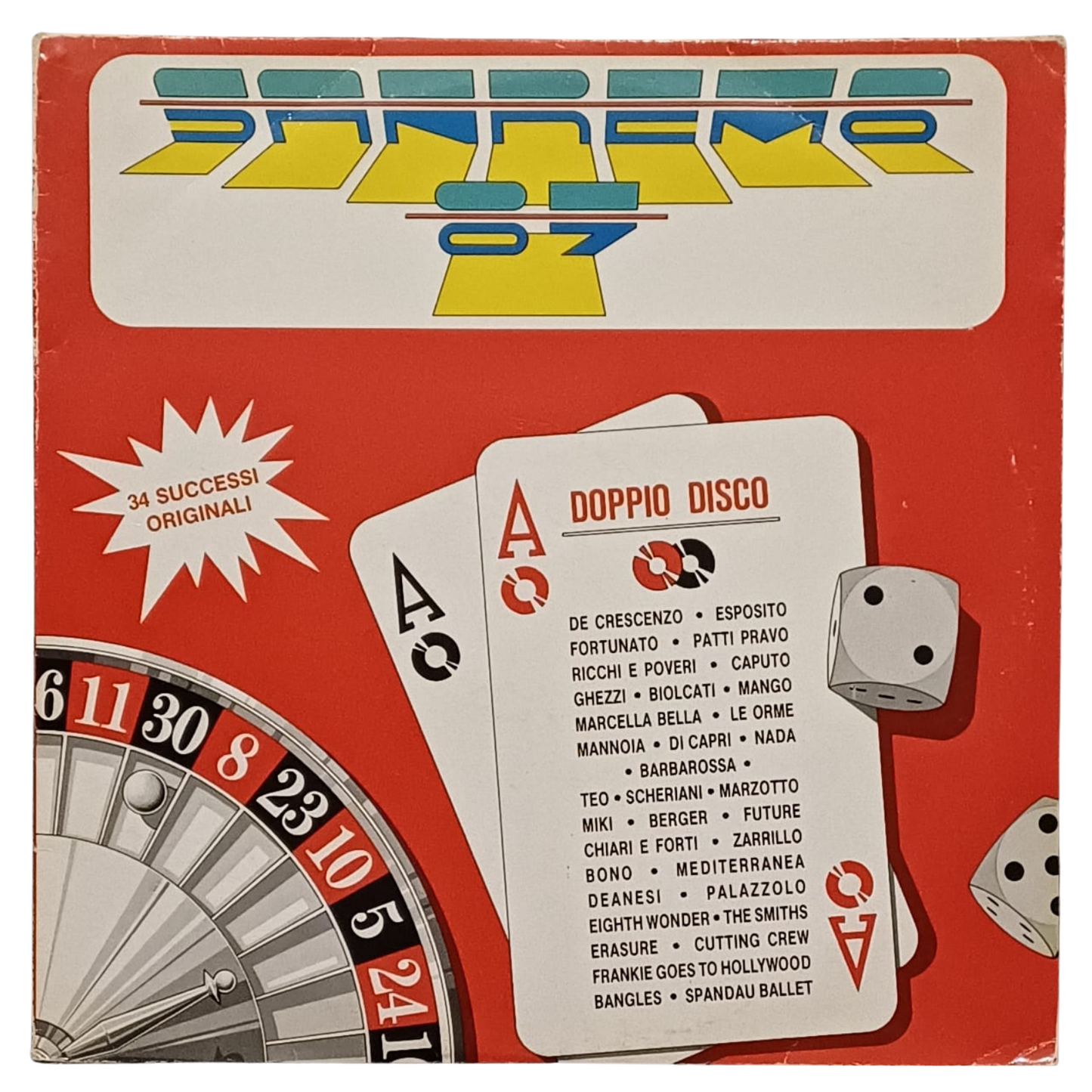 Various – Sanremo 87 | 2xLP – Ricordi TAFS 87 – 1987 | BUONE CONDIZIONI-TRV0124