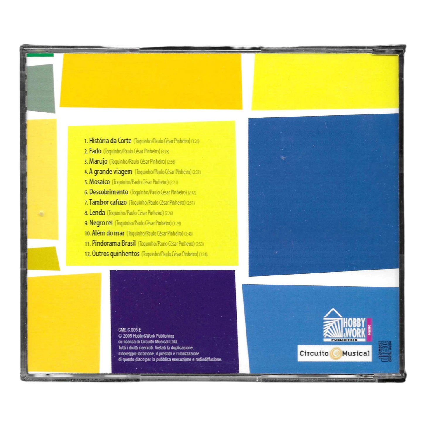 Toquinho – Mosaico | CD EDITORIALE | OTTIME CONDIZIONI - TR0219