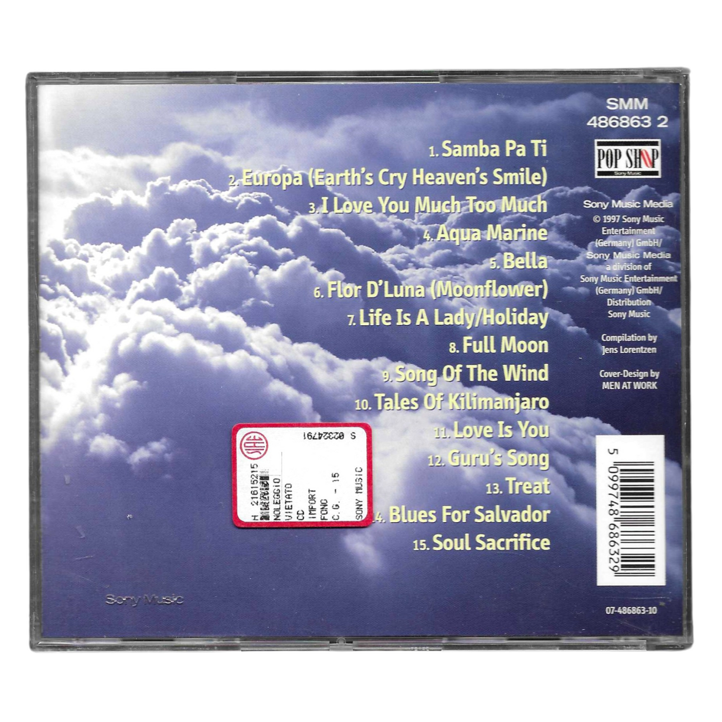 Santana - The Best Instrumentals | CD Compilation 1997 | Rock, Latin Rock | Come Nuovo TR0037