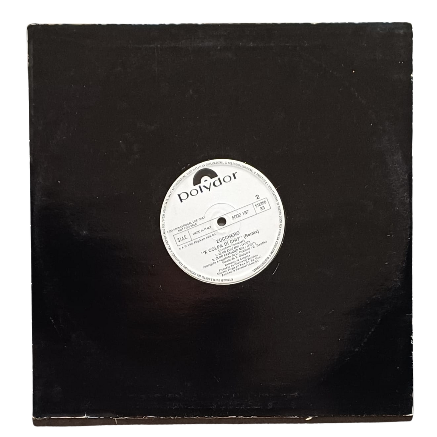 Zucchero – X Colpa Di Chi? (Remix)|Vinile 12" Polydor–5002187 | (VG) TRV0053